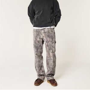 Hollister Camo Baggy Carpenter Jeans